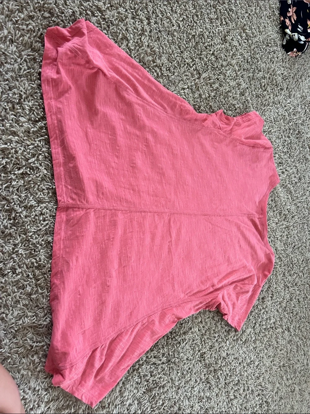 Style & Co. Pink Flared Short-Sleeve Tee - Picture 5 of 5